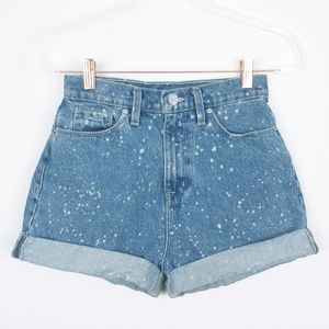 BDG | Mom High-Rise Splatter Jean Shorts